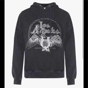 LA EAGLE HOODIE - BLACK